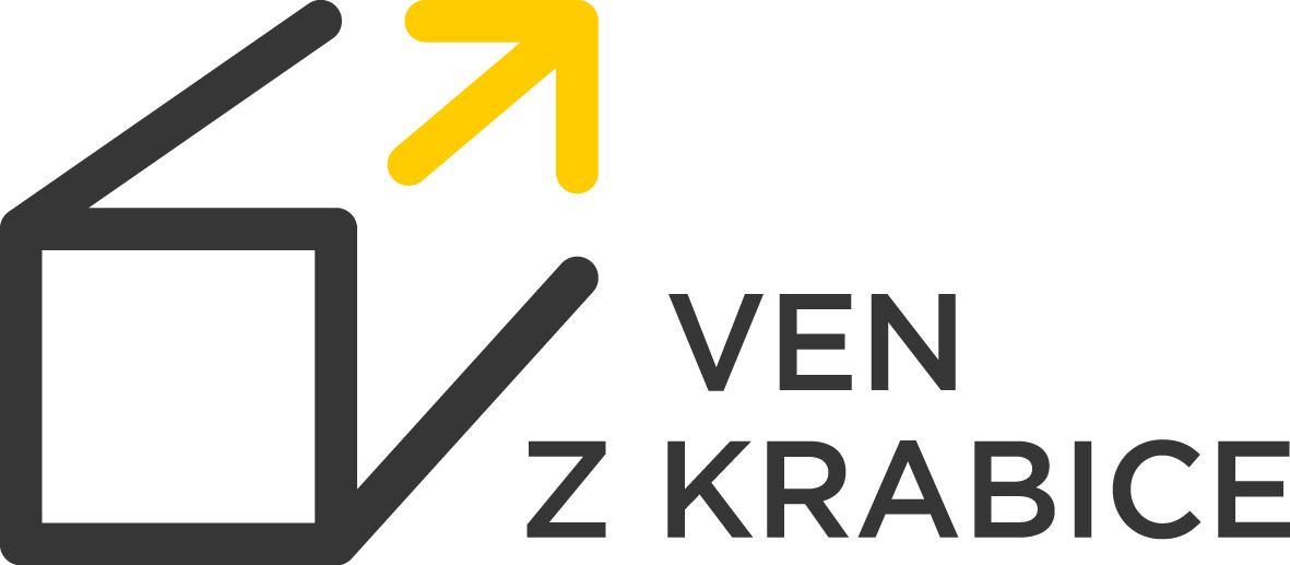logo inspirativních manažerských konferencí Ven z krabice